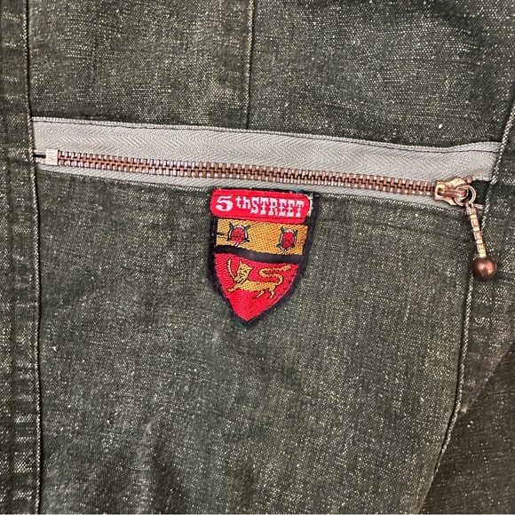 RARE VINTAGE boys army green cargo pants - Picture 6 of 8